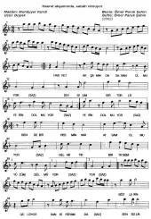 Noten zum Lied